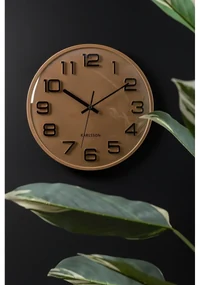 Karlsson 6022GD dizajnové nástenné hodiny zlatá, pr. 30 cm