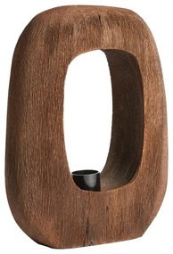 Hnedá stolová lampa (výška 30 cm) Kelafo – Light &amp; Living