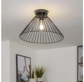 Brilagi - LED prisadený luster CERIA WIRE 1xE27/40W/230V priemer 45 cm čierny