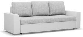 Trojmiestna rozkladacia sedačka LUGO sivá / biela