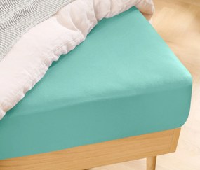 Džersejové napínacie prestieradlo, zelené, extra veľkosť