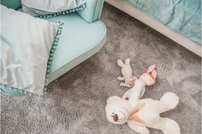 Koberec Micro fiber soft shaggy strieborný
