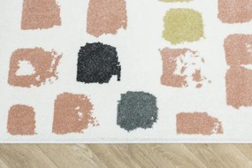 Detský koberec LIMA M038A krémový / ružový