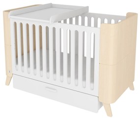 Detská postieľka HOPPA 70 x 140 cm s úložným boxom