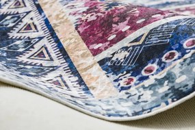 Dywany Łuszczów, Kusový koberec ANDRE Oriental 1136, 120x170, modrá, chodba / predsieň