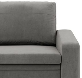 Kreslo ORBIT Kronos rozkladacie, svetlosivé