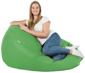 Sedací vak SAKO zelený ekokoža