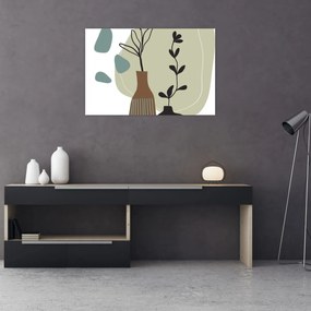 Obraz - Kvety vo váze N⁰2 (90x60 cm)