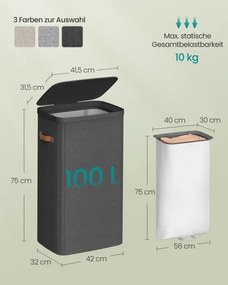 Kôš na bielizeň LCB811BH01