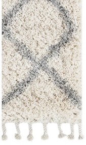 Kusový koberec shaggy Axaya krémový 140x200cm