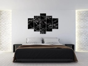 Čiernobiely mramor - obraz