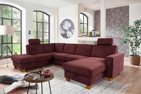 XXXLutz SEDACIA SÚPRAVA, textil, tmavočervená Sit & More - Sedačky - 000144005838