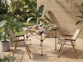 Cateringový stôl CATERFOLD 53x51 cm, béžový