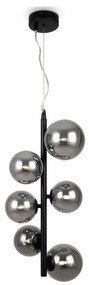 Maytoni MOD545PL-06B - Luster na lanku DALLAS 6xG9/28W/230V čierna