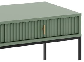 Konzolový stolík SUE zelená/čierna