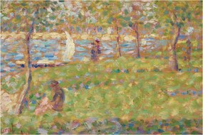 Obraz - Georges Seurat, Study for "La Grande Jatte", reprodukcia (90x60 cm)