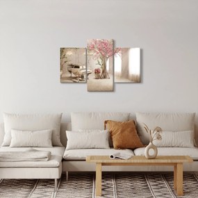 Obraz - Snový interiér s klavírom (90x60 cm)