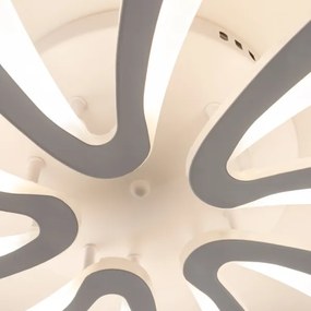 Brilagi - LED Stmievateľný prisadený luster TWIST LED/55W/230V 3000-6500K biela + DO