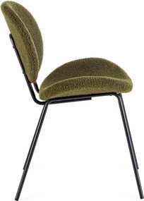 Khaki čalúnená jedálenská stolička Maddie – Yes Everyday
