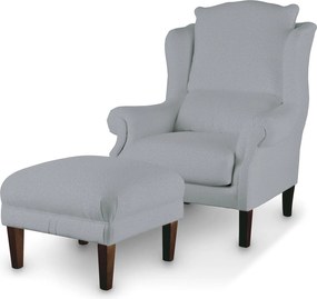 Podnožka ku kreslu farba produktu sivá látka zapletaná