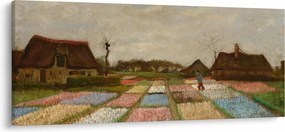 Obraz - Vincent van Gogh, Flower Beds in Holland, reprodukcia (120x50 cm)