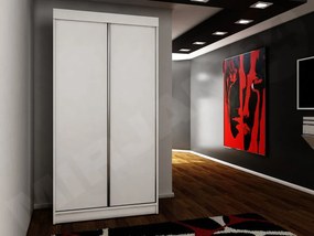 Šatníková skriňa Sahara 25/100, Osvetlenie: osvetlenie LED RGB - farebné, Farba:: jaseň tmavý