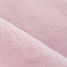 Koberec Pouffy pudrovo ružový