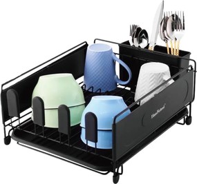 Haus Roland Odkvapkávač riadu, čierny