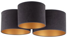 Duolla - Stropné svietidlo ROLLER TRIO 3xE27/60W/230V antracit