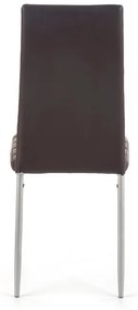 Jedálenská stolička PIETRE - kov, ekokoža, viac farieb béžová