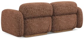 Oranžová/hnedá pohovka 190 cm Ailani – Makamii