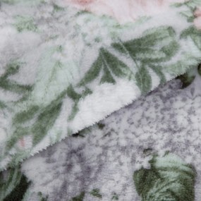 FLANELOVÁ DEKA IDA 150X200 CM KVETY