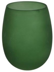 Zelený sklenený svietnik GINNY GREEN - viac veľkostí Veľkosť: M