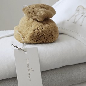 Novorodenecká osuška s kapucňou biela 80x80cm