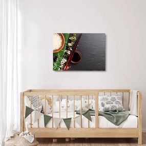 Sklenený obraz - Sushi (70x50 cm)
