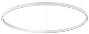 Ideal Lux - LED luster na lankách ORACLE SLIM LED/37W/230V 3000K priemer 70 cm biela
