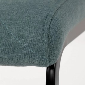 Jedálenská stolička MINATA — kov, látka, viac farieb Šedá