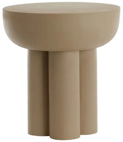 Kovový okrúhly odkladací stolík ø 46 cm Mikola – Light & Living