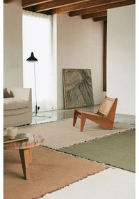 Krémový ručne tkaný bavlnený koberec 140x200 cm Handloom – Lorena Canals