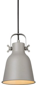 Nordlux - Luster na lanku ADRIAN 1xE27/25W/230V pr. 16 cm šedá