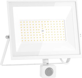 Mexen Luxpro+ LED reflektor s pohybovým senzorom, 70W, studená - 6500K, 7700 lm, biela - L236-070-65-20