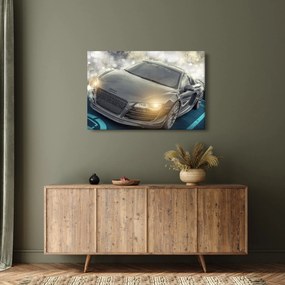 Obraz auta Audi - sivé (90x60 cm)