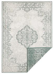 Zeleno-krémový vonkajší koberec NORTHRUGS Cebu, 120 x 170 cm