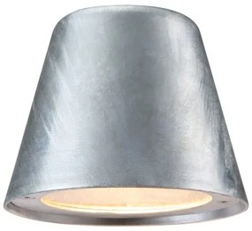 Nordlux - Vonkajšie nástenné svietidlo ALERIA 1xGU10/35W/230V IP44 strieborná