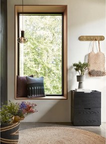 Kovový nástenný vešiak v zlatej farbe Form – Hübsch