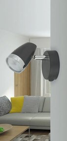 Rabalux KAREN 6512LED nástenné bodové svietidlo 1x4W | 280lm | 3000K | IP20 - čierna