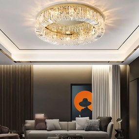 Toolight Toolight, stropné svietidlo 50cm, 6xE14, APP1728-6C, zlatá lesklá, OSW-06353