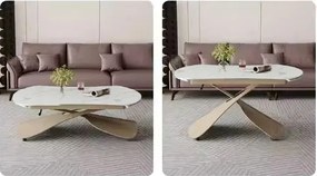 KONFERENČNÝ / JEDÁLENSKÝ ROZKLADACÍ STÔL MOISE MRAMOR 2v1