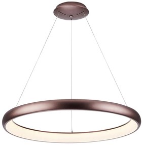 Azzardo AZ5065 - LED Stmievateľný luster na lanku ANTONIO LED/80W/230V hnedá + DO