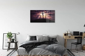 Sklenený obraz Jesus cross 120x60 cm